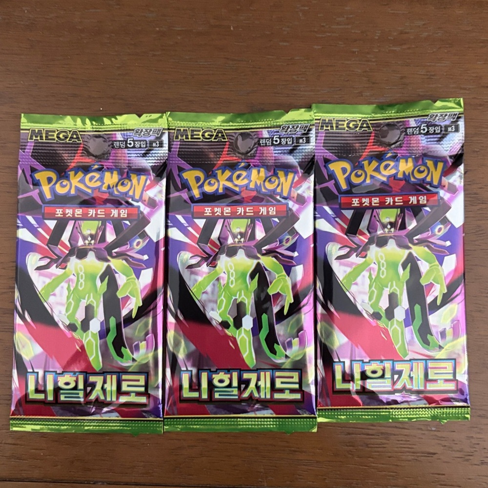 Pokemon Nihil Zero Korean  booster packs - 3